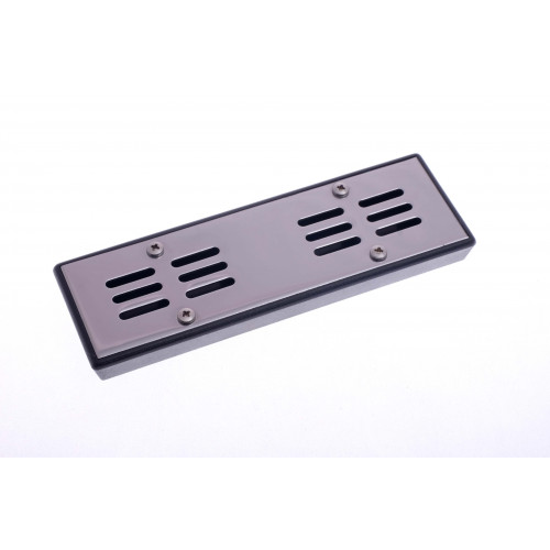 Увлажнитель акриловый Passatore на 30 сигар, серебристый (шт.)