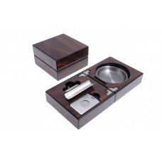 Пепельница сигарная Lubinski с набором, орех (шт.)