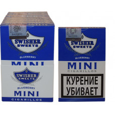Сигариллы Swisher Sweet Blueberry Mini Cigarillos/6 (пач.)