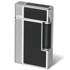 Зажигалка Davidoff Prestige Double flame, black lacquer, diacut/ покрытие палладий (шт.)