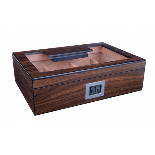 Хьюмидор Lubinski на 50 сигар, cо стеклом и магнитными перегородками, Орех (шт.) Хьюмидор Lubinski на 50 сигар, cо стеклом и магнитными перегородками, Орех (шт.)