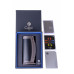 Зажигалка настольная Colibri Enterprise, оружейная сталь (шт.)