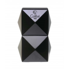 Зажигалка настольная Colibri Quasar, тройное турбопламя, черный лак (шт.)