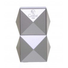 Зажигалка настольная Colibri Quasar, тройное турбопламя, серый лак (шт.)