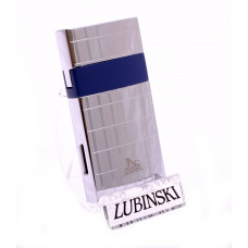 Зажигалка Lubinski "Мантуя" турбо, серебристая (шт.)