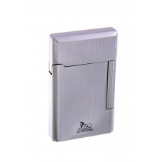 Зажигалка трубочная Lubinski "Сполето" кремневая, серебристая в полоску (шт.)