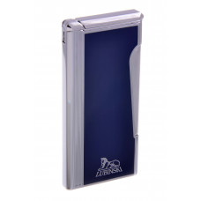 Зажигалка Lubinski "Милан" суперплоская, турбо, синяя (шт.)