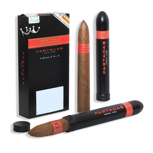 Сигары Partagas Serie P № 2 (Партагас Серия П №2) (в аллюминиевой тубе)/3 (шт.)