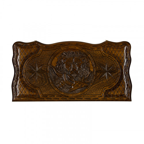 Нарды резные "Лев с добычей" Нарды резные "Лев с добычей"