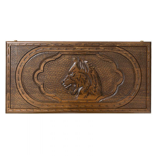 Нарды резные "Волк"