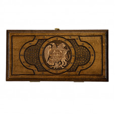 Нарды резные "Герб Армении"