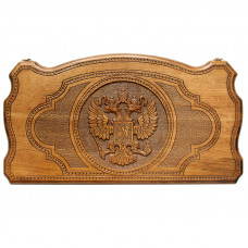 Нарды резные "Герб РФ"