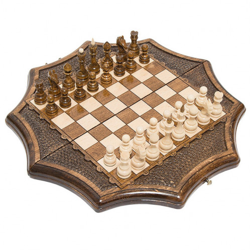 Шахматы резные "Декагон"