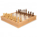 Шахматы + шашки деревянные 37х37 см