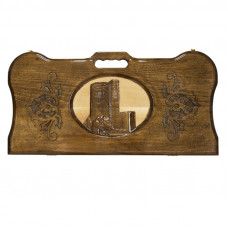 Нарды резные "Девичья башня 3" с ручкой