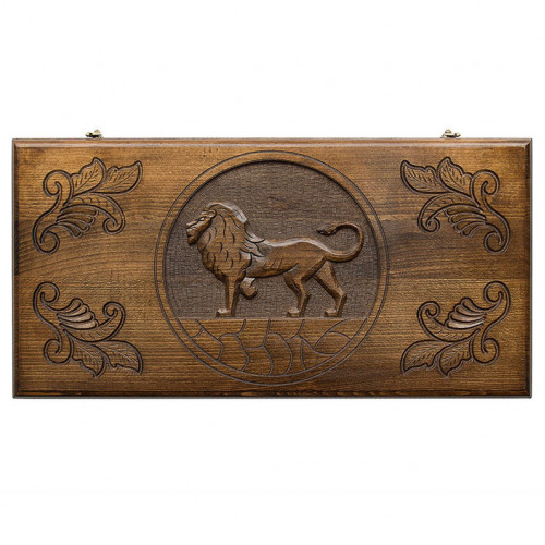 Нарды резные "Лев" Нарды резные "Лев"