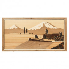 Нарды резные "Церковь у Арарата" инкрустация